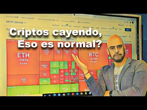 Las criptos están cayendo ¿Eso es normal?